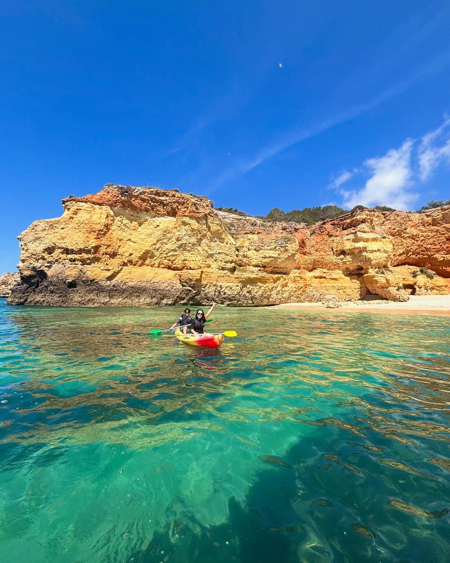 Aerial view of Benagil coast mysteries